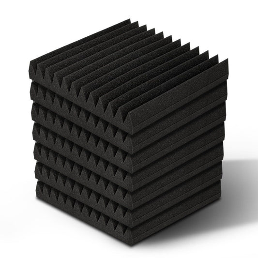 Alpha Acoustic Foam 60pcs 30x30x5cm Sound Absorption Proofing Panel Studio Wedge