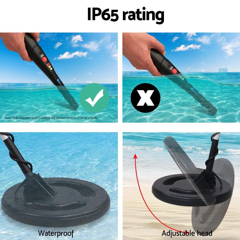 Metal Detector 180MM Deep Sensitive Waterproof Pinpointer Treasure Hunter