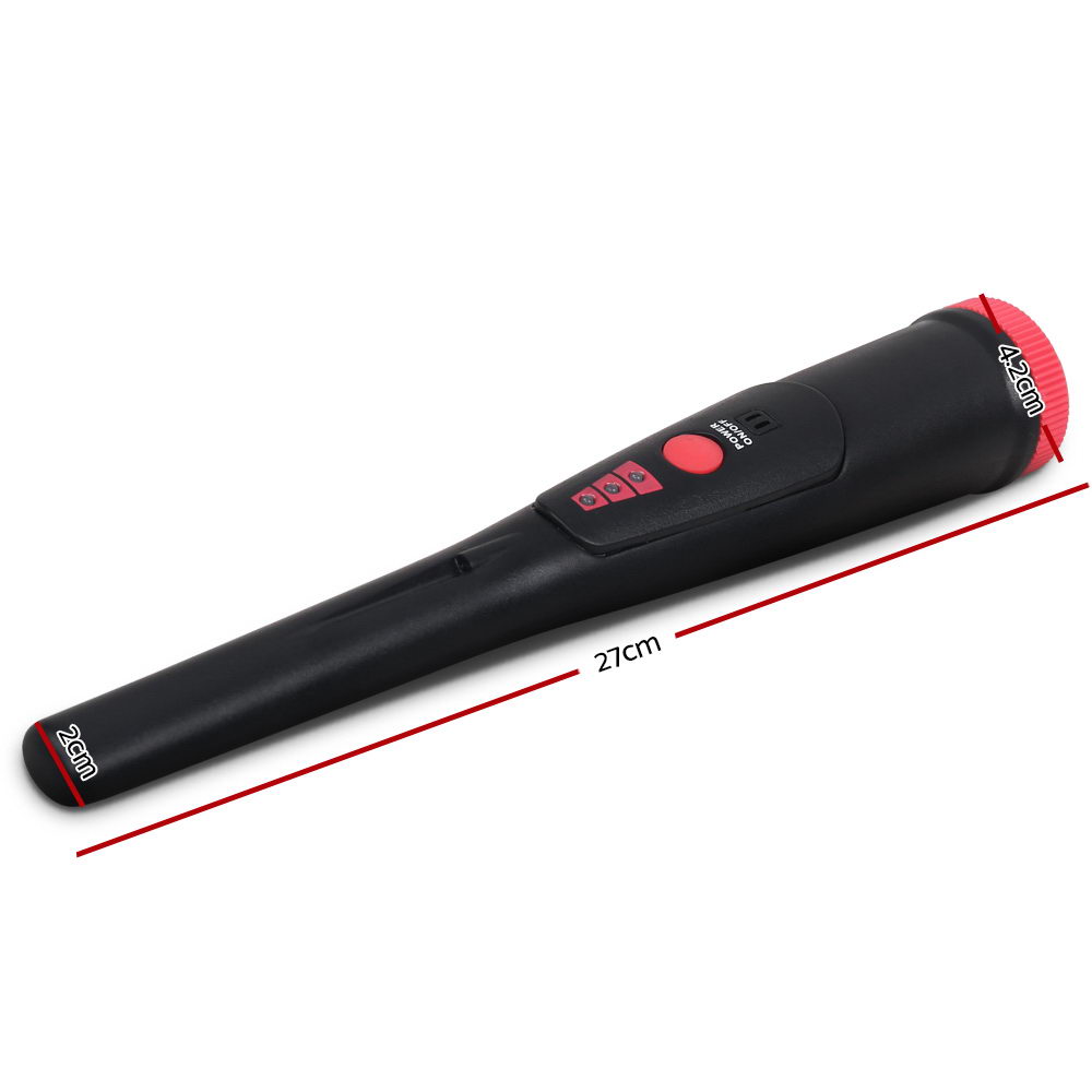 Metal Detector 40MM Sensitive Handheld Pinpointer Waterproof Automatic Hunter Black