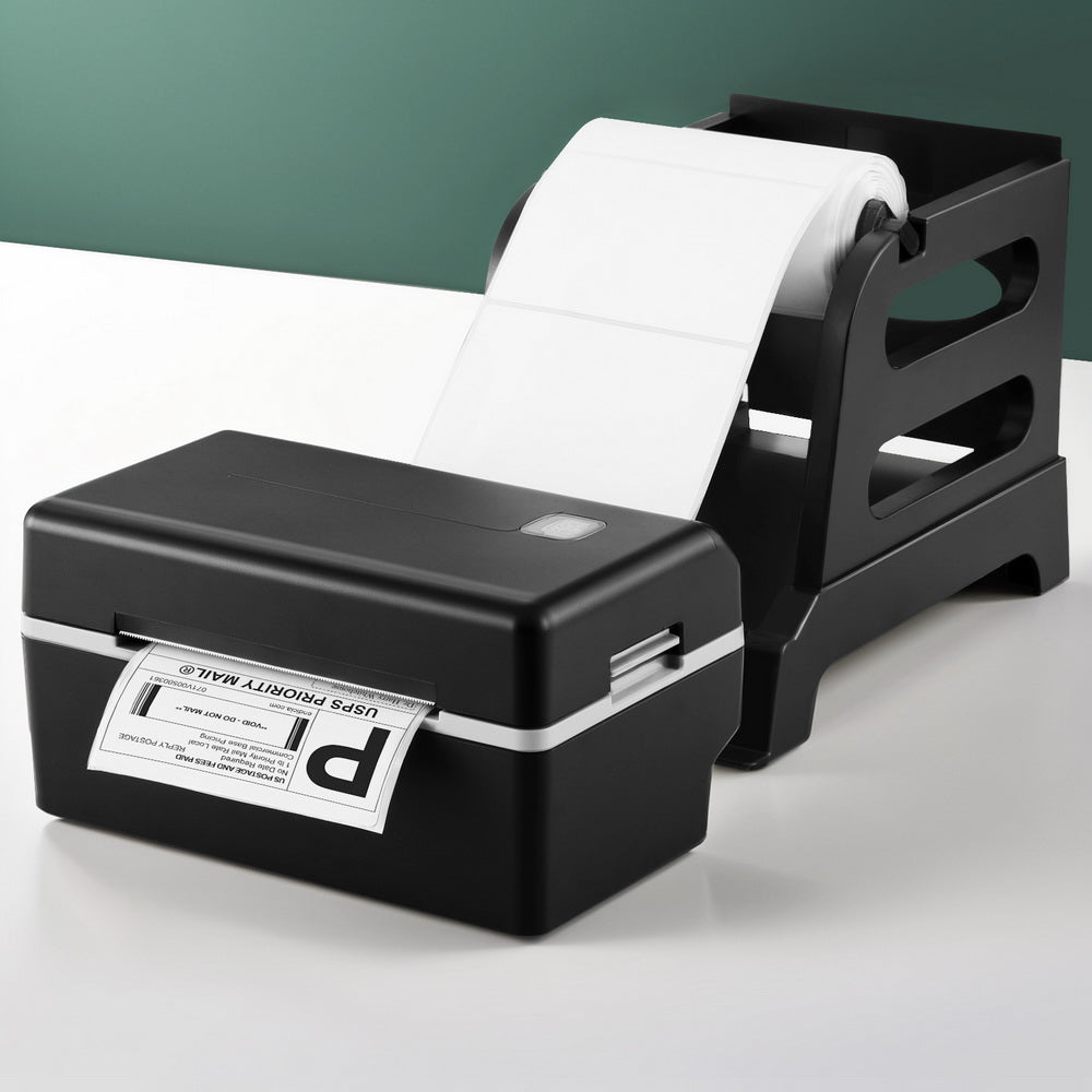 Thermal Label Printer Shipping Address Barcode USB Label Maker with Stand