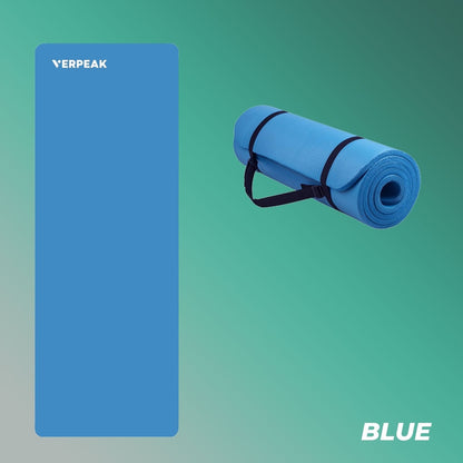 Verpeak NBR Yoga Mat 1.5CM Blue