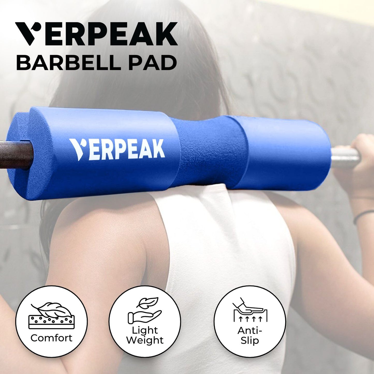 VERPEAK Barbell Squat Pad (Blue)