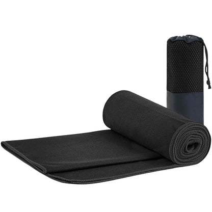 VERPEAK Quick Dry Gym Sport Towel 80*130CM (Black)