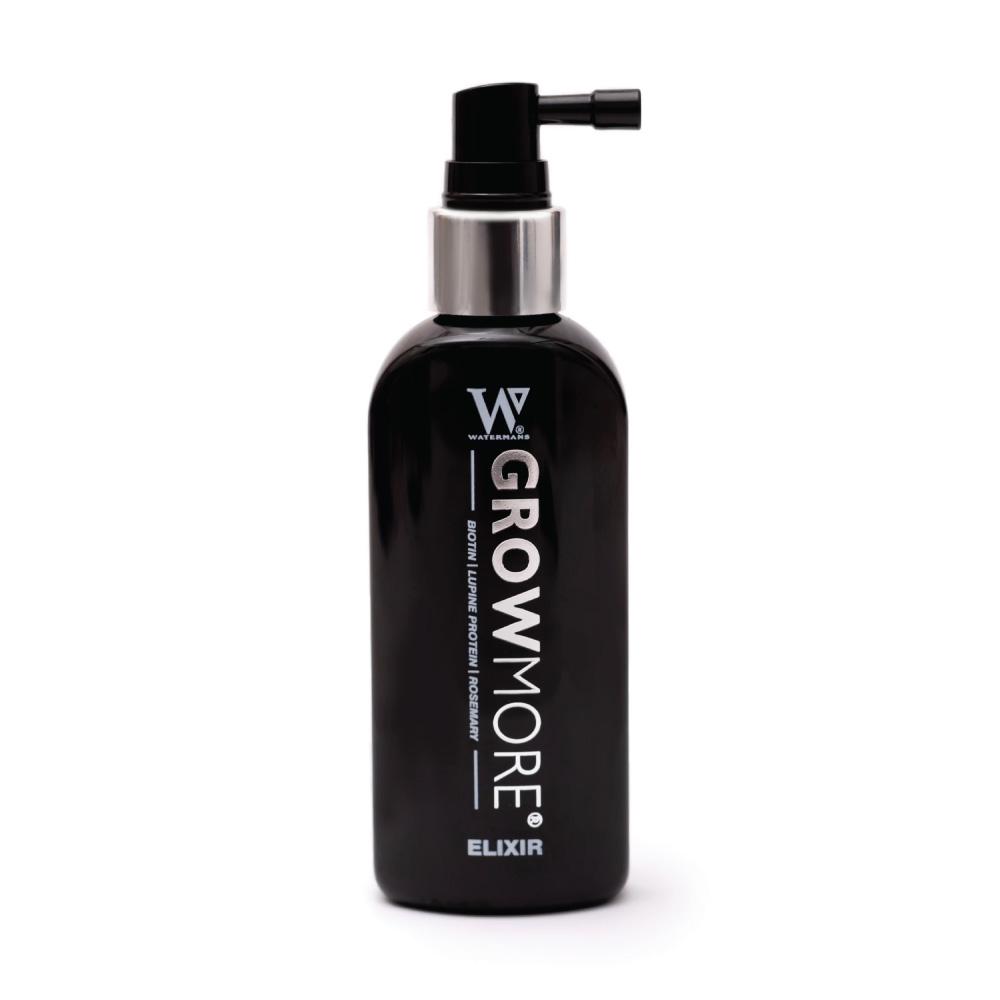 Watermans Grow More Elixir 100ml Hair Growth Serum Biotin Regrowth Topical Scalp