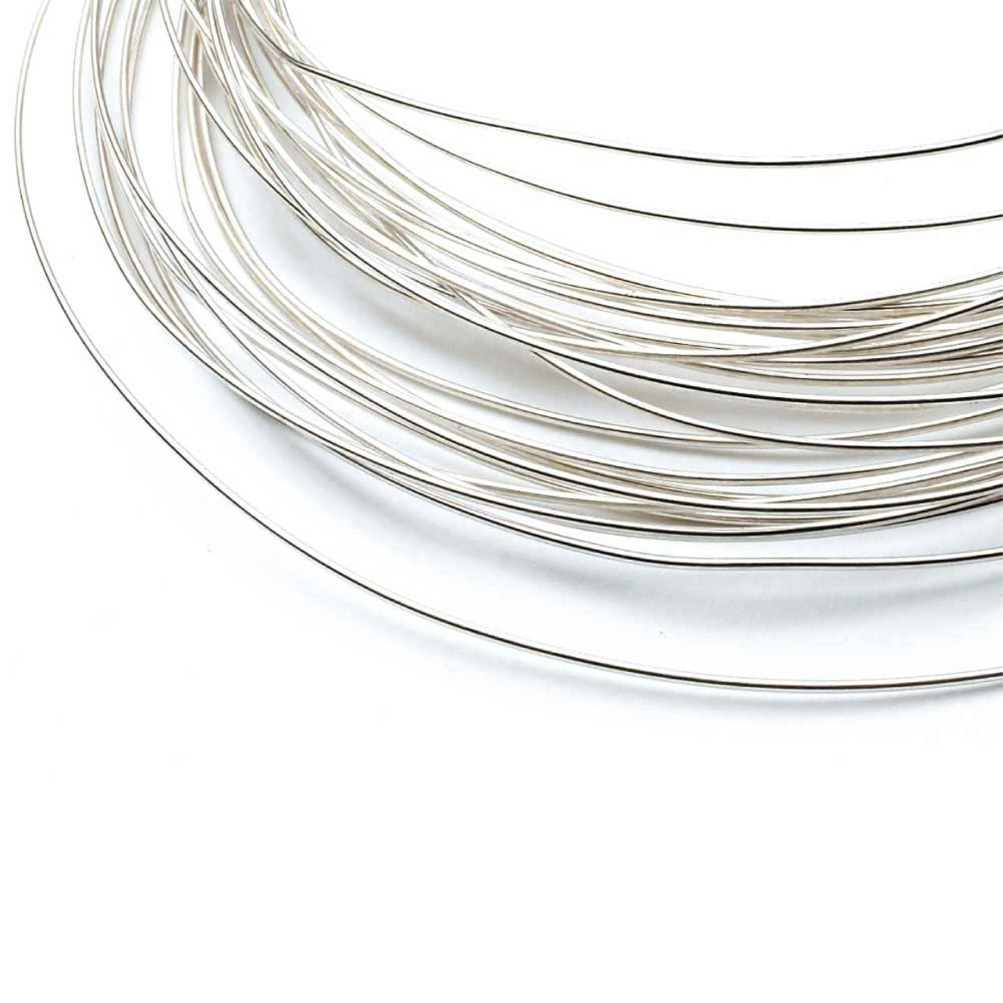 20cm Sterling Silver 0.6mm - Medium Round Wire 22 Gauge Fine Jewellery