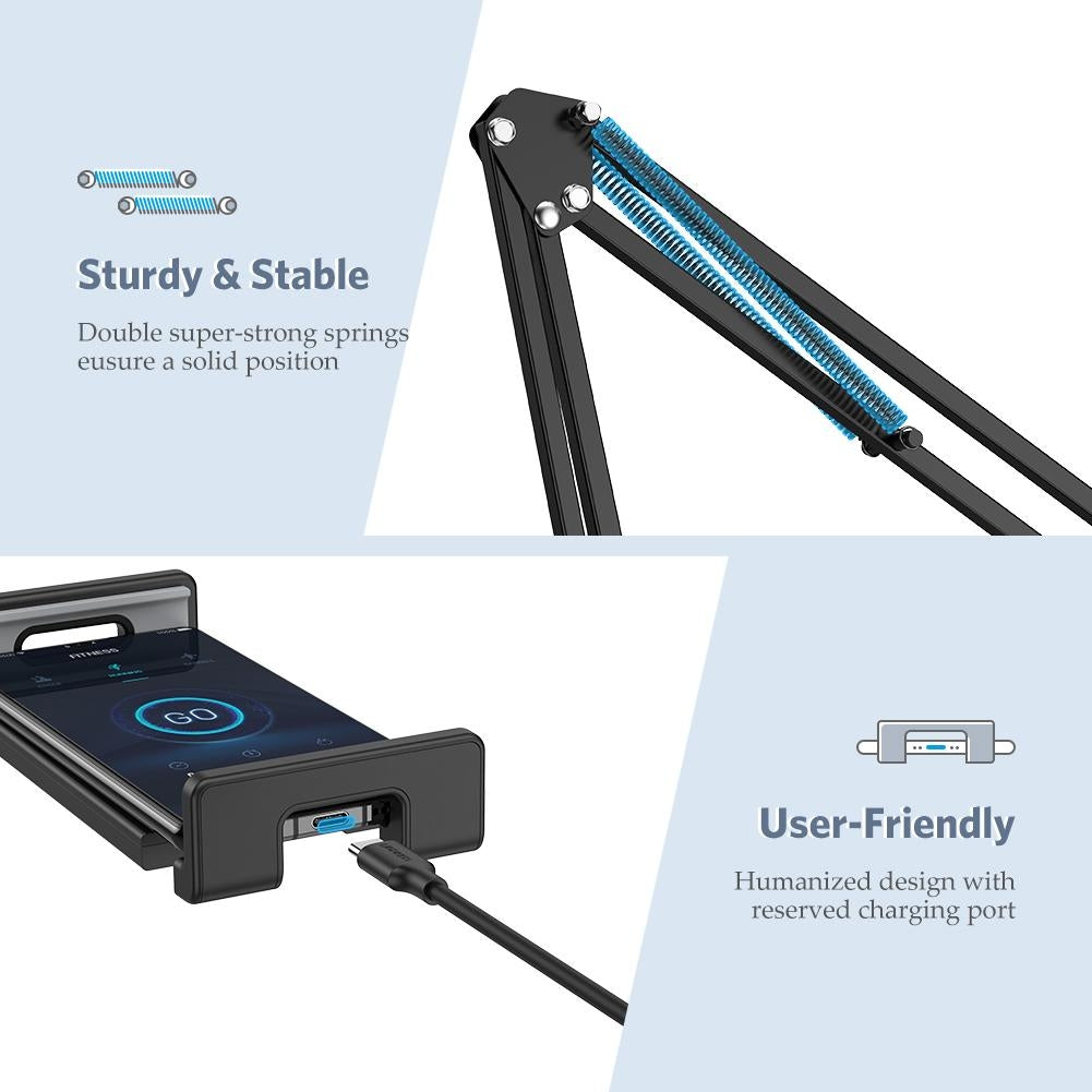 UGREEN 50394 Universal Holder with Folding Long Arm Black