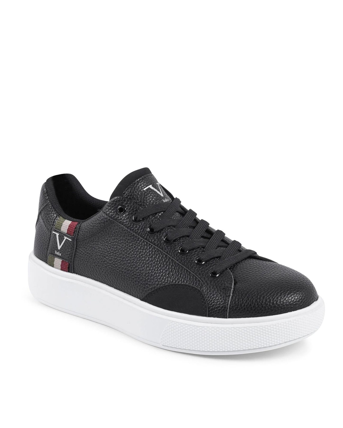 Synthetic Leather Rubber Sole Sneaker - 39 EU