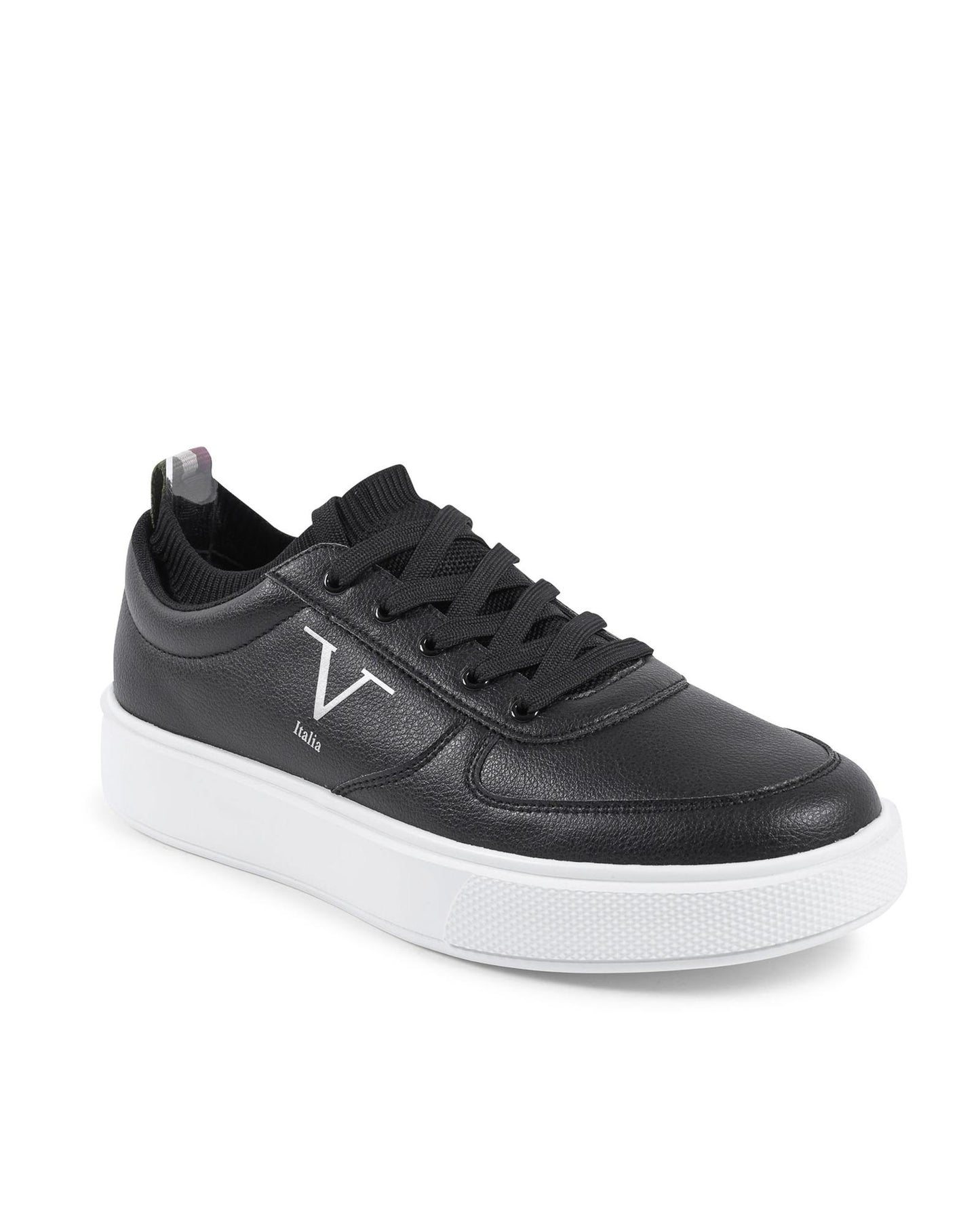 Synthetic Leather Sneaker with Rubber Sole - 42 EU