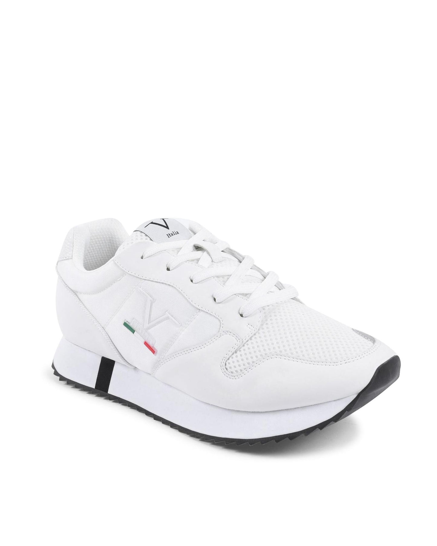 Synthetic Leather Rubber Sole Sneaker - 40 EU