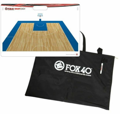 Fox 40 Smart Coach Pro Rigid Carry Basketball Board - With Marker & Carry Bag