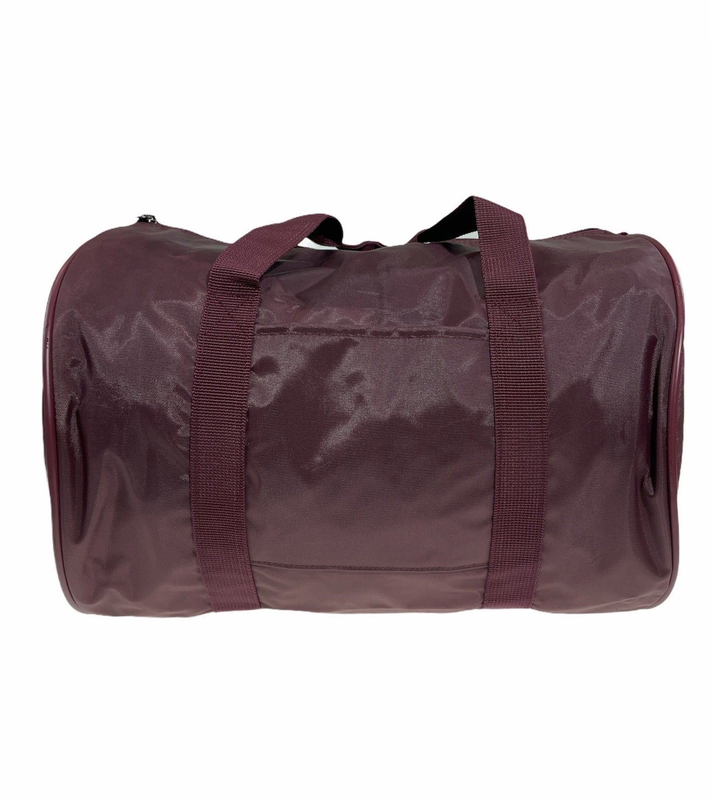 Travel Foldable Duffel Bag Gym Sports Luggage Foldaway School Bags - Maroon