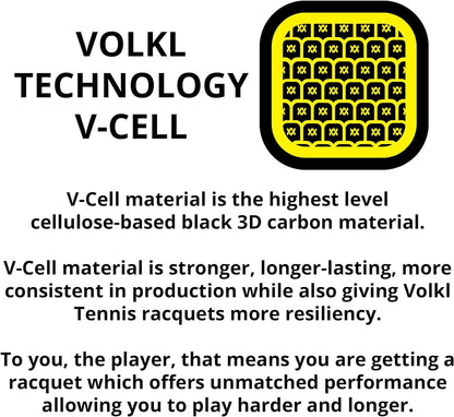 VOLKL V-CELL 10 (320g) Tennis Racquet - Unstrung - 4 1/2